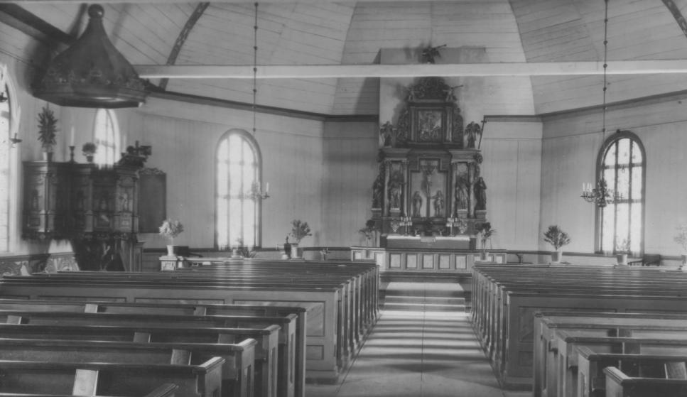 Ekshärads kyrka, interiör.
